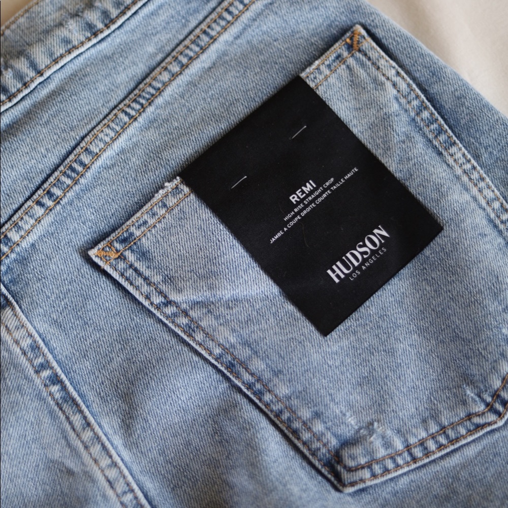 Hudson Jeans Remi High-Rise Straight Crop NWT